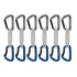 Workhorse Keylock 12 cm 6-Pack Quickdraws Grey-Blue 33275