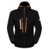 Bunda Mammut Aenergy SO Hybrid Hooded Jacket Men black-vibrant orange
