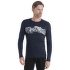 Koszulka z długim rękawem Icebreaker Merino 200 Oasis LS Crewe Men Midnight Navy