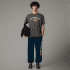 Koszulka z krótkim rękawem The North Face TEE VARSITY GRAPHIC S/S Men TNFMEDIUMGRYHTR