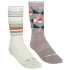  Puffin Sock 2PK BJE/LIGHT BEIGE