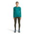 Koszulka z długim rękawem Icebreaker Merino 200 Oasis LS Crewe Sunrise Summit Women TIDAL TEAL