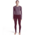 Koszulka z długim rękawem Icebreaker Merino 200 ZoneKnit™ LS Crewe Women DK BERRY/GREY PLUM/CB