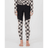 Legginsy Mons Royale Cascade Merino Base Layer Legging Women Check / Black