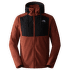 Bluza The North Face HOMESAFE FULL ZIP FLEECE HOODIE Men BRANDY BROWN/TNF BLACK