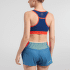 Biustonosz La Sportiva HOVER TOP Women Hibiscus/Malibu Blue