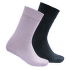 Daily Merino Light Sock 2PK Kid 167A ORCHID MIX