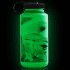 Butelka Nalgene 32oz WM Glow Glow w/Black Mushrooms