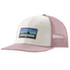 P-6 Logo Trucker Hat White w/Quiet Violet