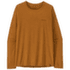 Long-Sleeved Cap Cool Daily Shirt  - Boardshort Logo Women Cinnamon Brown - Dark Cinnamon Brown X-Dye